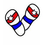 Stars Spangled Flip-Flops Patriotic T-shirt