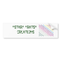Stars, *STAR* *RATS*     CREATIONS bumper stickers