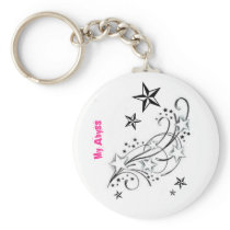Stars, stars, and more stars! key chain