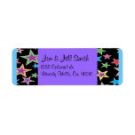 Stars & Streamers Cupcake Fun Set labels
