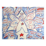 Stars & Stripes Angel invitations
