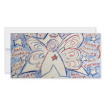 Stars &amp; Stripes Angel Picture Card
