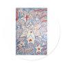 Stars & Stripes Angel Round Stickers