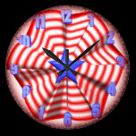 Stars & Stripes clock by Valxart wall clocks