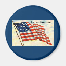 Stars & Stripes Forever Refrigerator Magnet