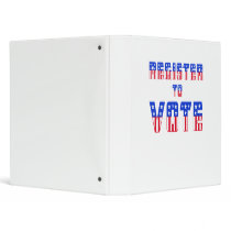 Stars & Stripes Register to Vote Binders