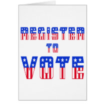 Stars & Stripes Register to Vote Cards