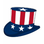 Stars &amp; Stripes Top Hat T-Shirt