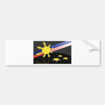 Stars & Sun Bumper Sticker
