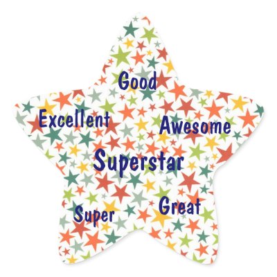 superstar sticker