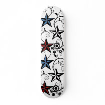 STARS SWIRLS & SPLATTERS! skateboards by psychokiller138 STARS SWIRLS & SPLATTERS! skateboards
