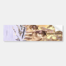 "Stars Under Snow" Bumper Sticker