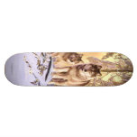 "Stars Under Snow" Skateboard Deck
