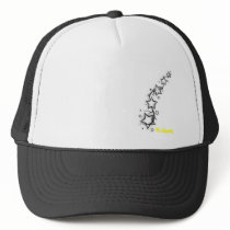 Stars with vine mesh hats