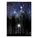 Starscape & Trees - Note Card