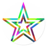 Starstruck SF Round Sticker