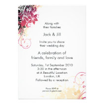 Start Burst 5x7 invitations