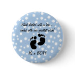 Started With A Kiss Wish Blue Custom Pins