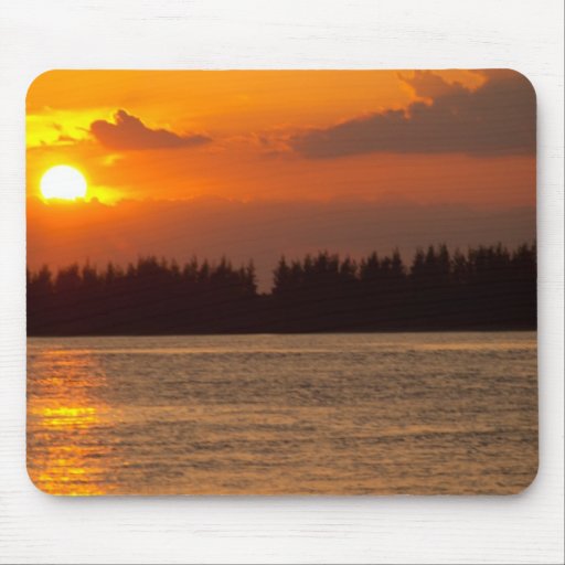 Starting to Hide Sunset Mousepad