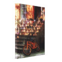 STARTING UNDER $100 - Orange Bicycle by Brownstone wrappedcanvas
