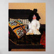 STARTING UNDER $20 - Doll on Couch Posters
