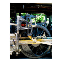 STARTING UNDER $20 -Great Western 90 Wheel Closeup posters