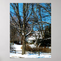 STARTING UNDER $20 - House on the Hill in Winter Posters