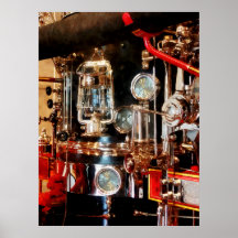 STARTING UNDER $20 Lantern & Gauges on Fire Truck Posters