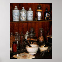 STARTING UNDER $20 Mortar and Pestle in Drug Store Print