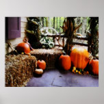 STARTING UNDER $20 - Pumpkins on Porch Posters