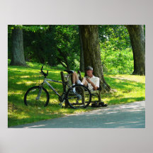 STARTING UNDER $20 - Relaxing After the Ride Poster