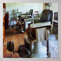 STARTING UNDER $20 - Two Barber Chairs Print