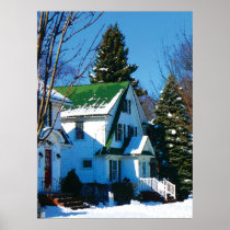 STARTING UNDER $20 - White House in Snow Prints