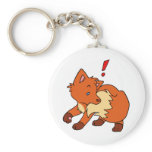 Startled Fox Keychains