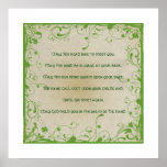 Starts at $11.20 -May the road rise to meet you Print