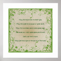Starts at $11.20 -May the road rise to meet you Print