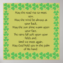 starts at $11.20-May the road rise to meet you Poster