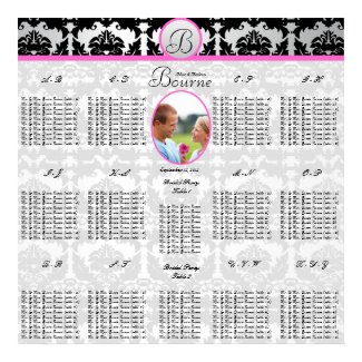 Starts at $12.80 Wedding Photo Seating Chart print