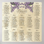 Starts at $13.20 Seating Chart 12 Tables Print