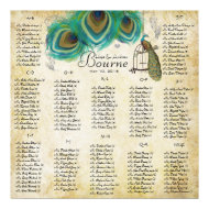 Starts at $13.20 Seating Chart Alphabetical print