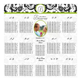Starts at $13.80 Wedding Photo Seating Chart print