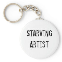 Starving Artist Art Gear Key Chain