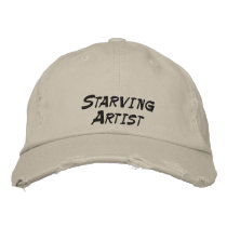Starving Artist Funny Hat Baseball Cap