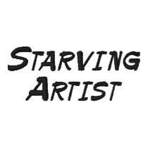 Starving Artist Funny Polo Shirt embroidered shirts