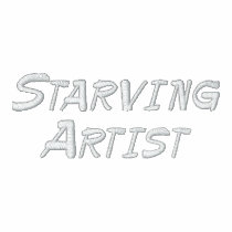 Starving Artist Funny Track Jacket embroidered shirts by GroovyFinds Starving Artist Funny Track Jacket embroidered shirts
