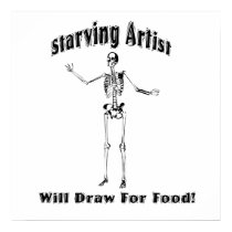 Starving Artist Poster posters