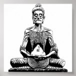 Starving Buddha Giant Poster posters