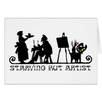 Starving But Artist cards