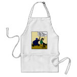 Starving Young Writer apron (Rube Goldberg Art)