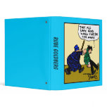 Starving Young Writer binder (Rube Goldberg Art)
